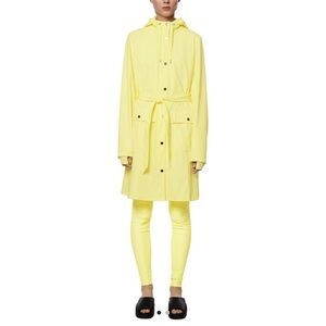 RAINS Curve W Jacket color straw size M NWT